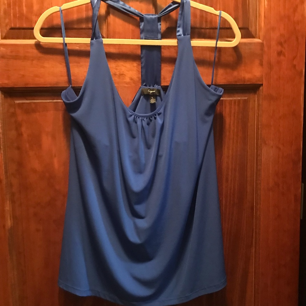 Express blue size large tank.